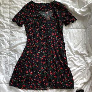 ASOS button up cherry dress